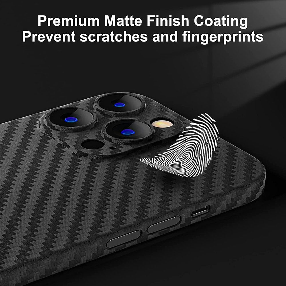 0.3mm Ultra Dunne Textuur Matte Hardcase Voor iPhone