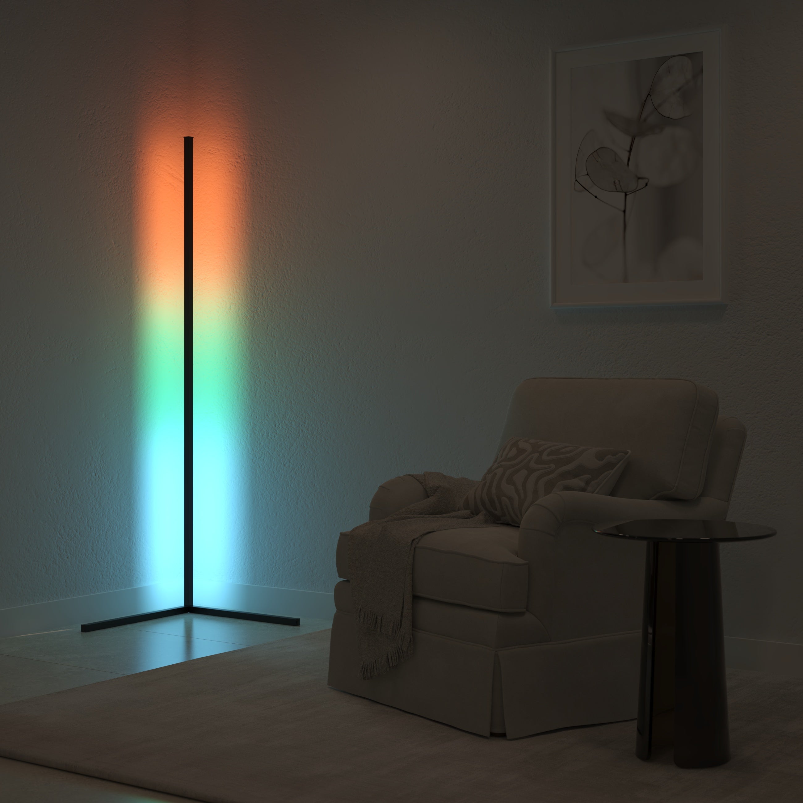 Hoek Vloerlamp XL