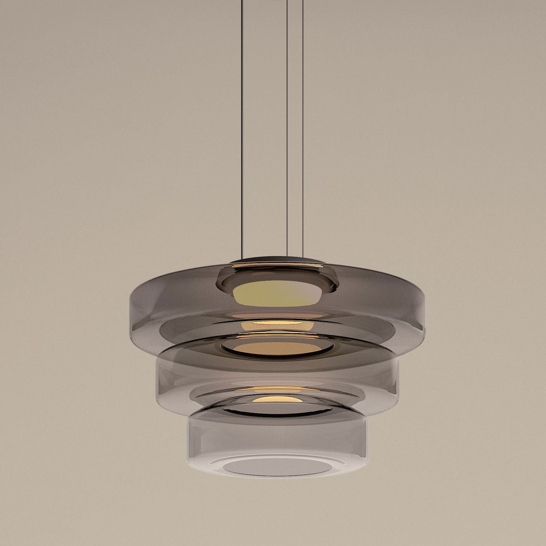 Glazen Hanglamp In Bauhaus Stijl