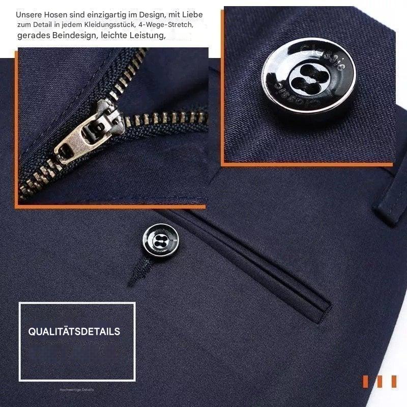 50% Korting - MasonPro - High Stretch Heren Klassieke Broek - Beperkte Aanbieding