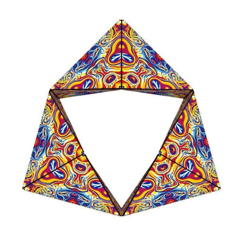 Sandsberg | Magnetischer Formwandel-Würfel | Verwandlungs-Puzzle Spielzeug | Mehrfarbig
