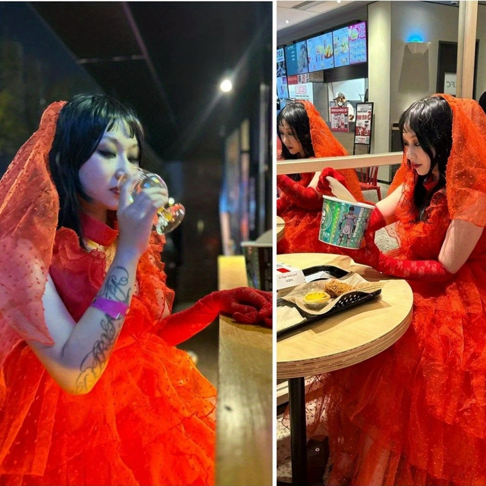 Dames Gothic Halloween Film Kostuum Jurk | Kant Maxi