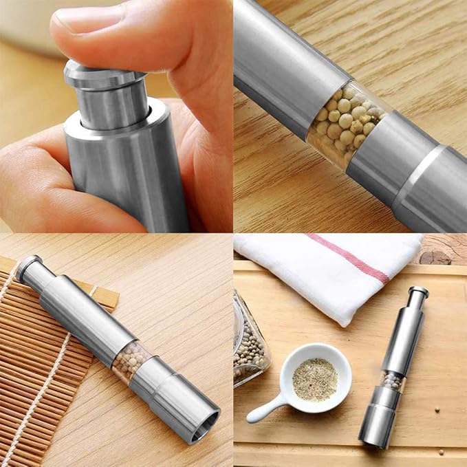 GourmetEssence Luxe Peper- en Zoutmolen | Elegante molen voor perfect gekruide gerechten
