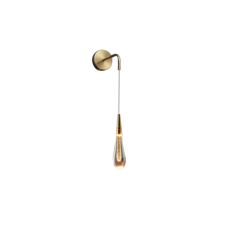 LumeTear Luxe LED Wandlamp Dimbaar Druppelontwerp voor Slaapkamer en Woonkamer