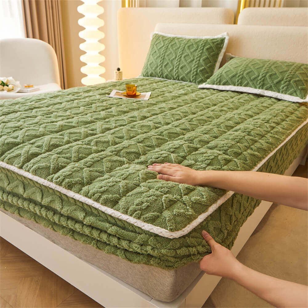 Wasbare Fluffy Fitted Sheet Matrascover