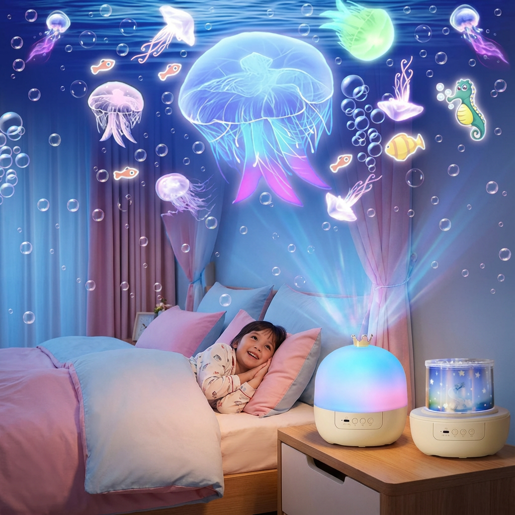 2-in-1 Kinder Nachtlampje en Projector