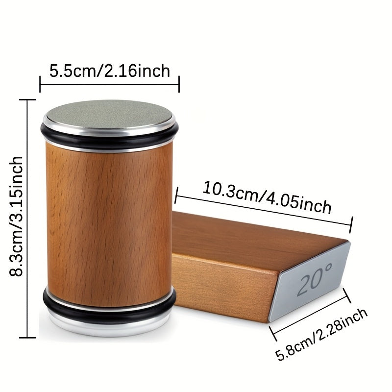 Schleifstein-Set EdgeCraft DuoSharp | Diamantsteen met Magnetische Bevestiging | 15° & 20° Slijphoek | Hout & Metaal