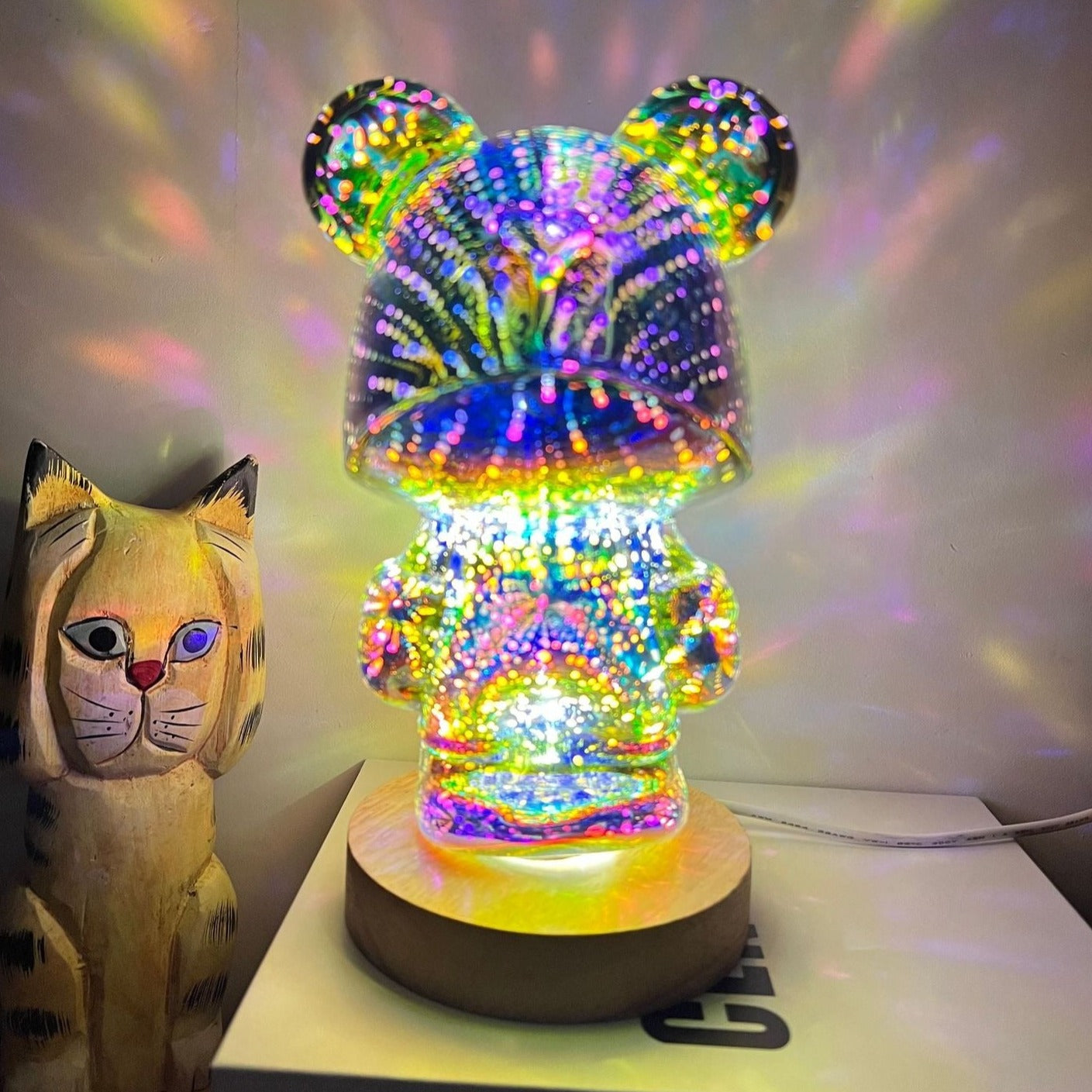 3D GlowBear - Een adembenemend 3D vuurwerk effect in verschillende kleuren