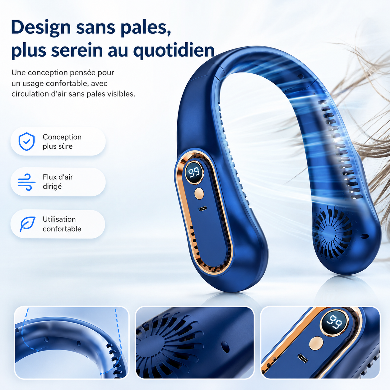 Halsventilator - stil & draagbaar