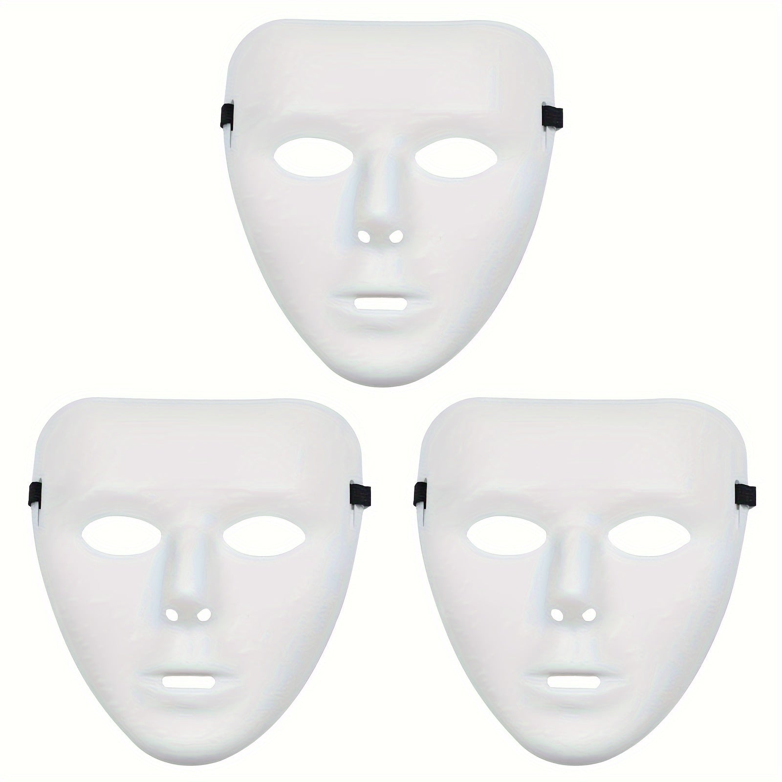 Heren Volledige Gezicht Plastic Halloween Masker | Anonieme Cosplay