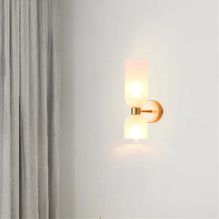 Dubbele Hoofd Glazen Wandlamp LED Sconces