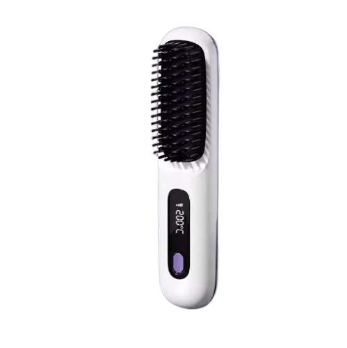 StyleEase Elektrische LCD Haarstyler Kam | Glad, Stijl en Glans Onderweg