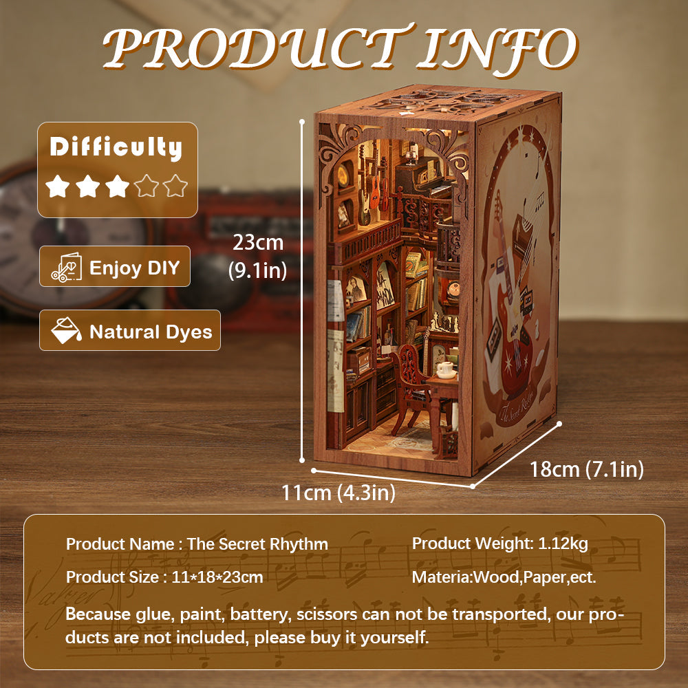 SecretRhythm | DIY Boekhoek Kit voor Creatieve Geesten