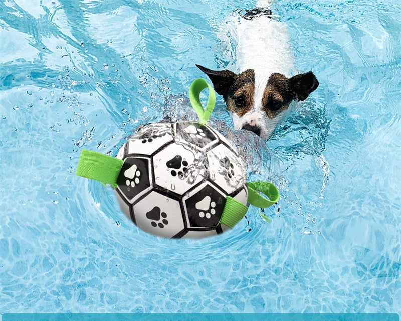 CanineElegance Luxe Voetbal | Duurzaam en plezierig speelplezier voor honden