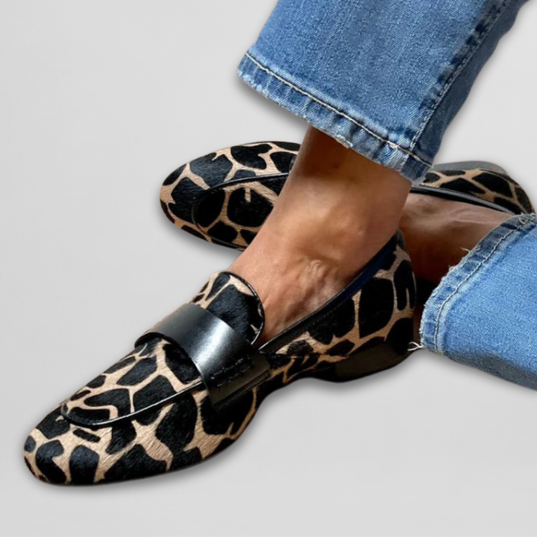 Mocassins met Dierenprint voor Vrouwen | Ideaal voor Dagelijks Gebruik