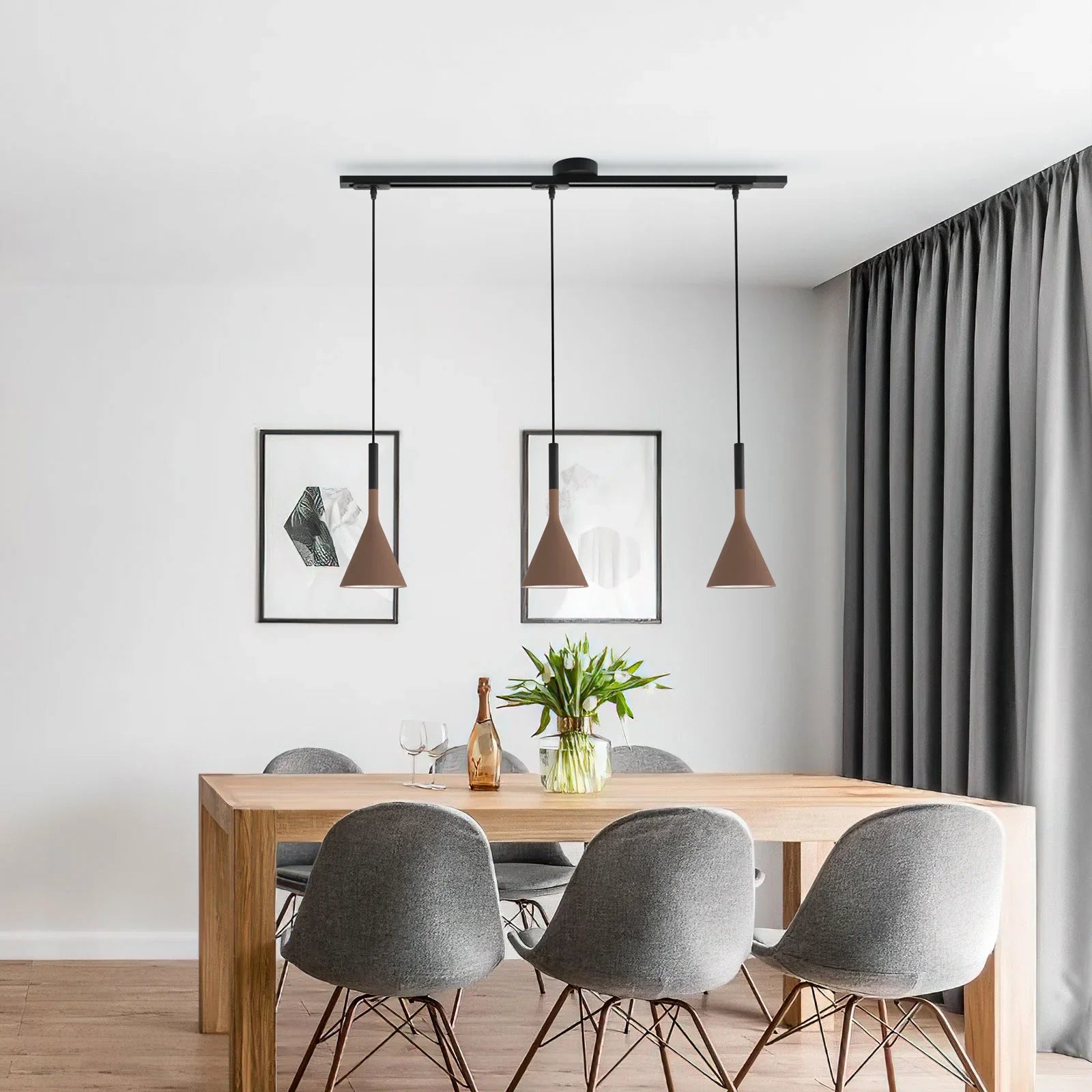 Morris Rotatable Movable Ceiling Rail voor Hanglamp