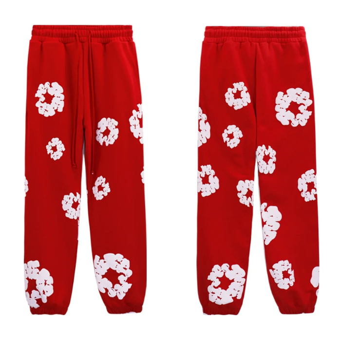 Ensemble Caleb met Hoodie en Wijde Bloemenbroek