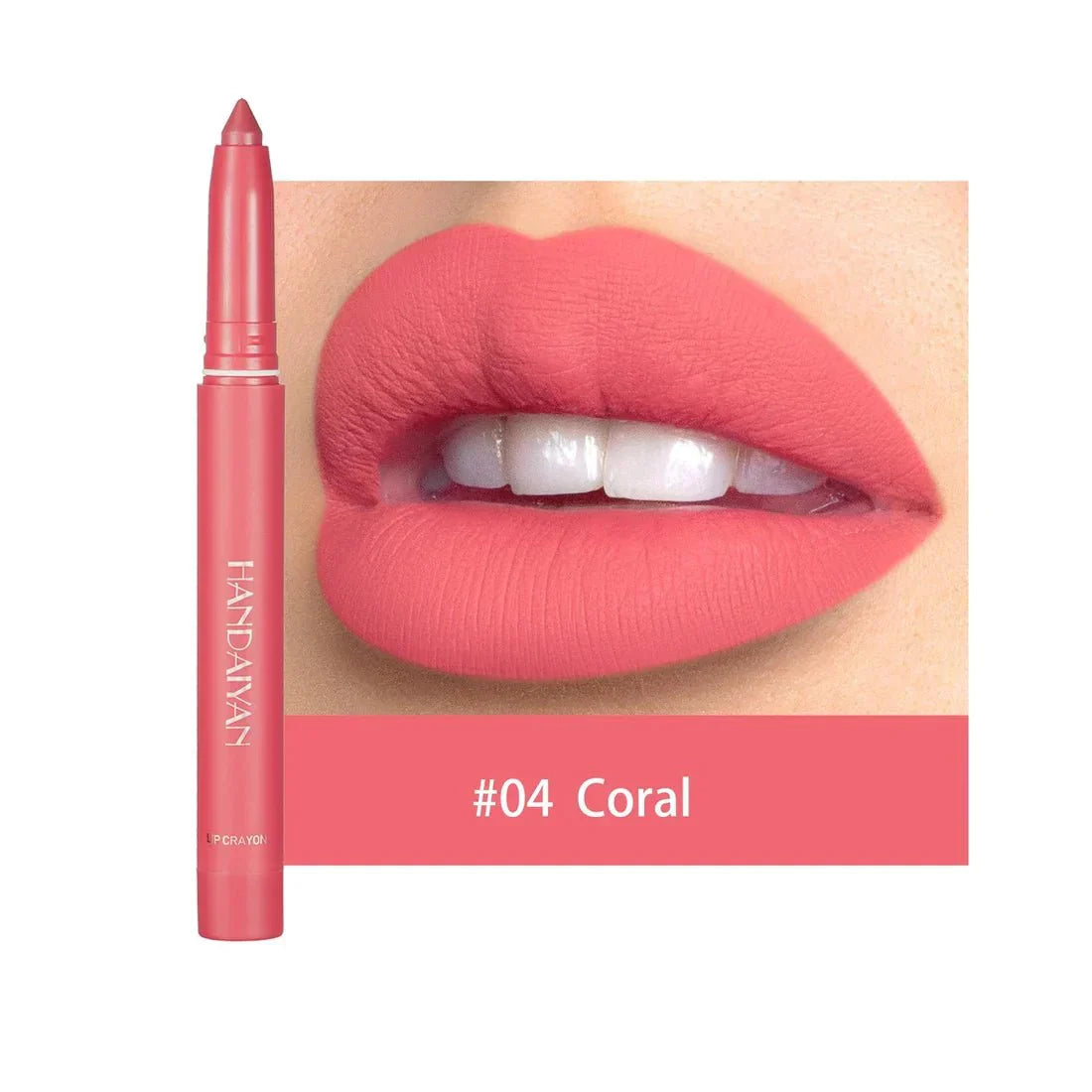 12 Kleuren HANDAIYAN Draaiende Aanscherpbare Matte Lippenstift Potloden