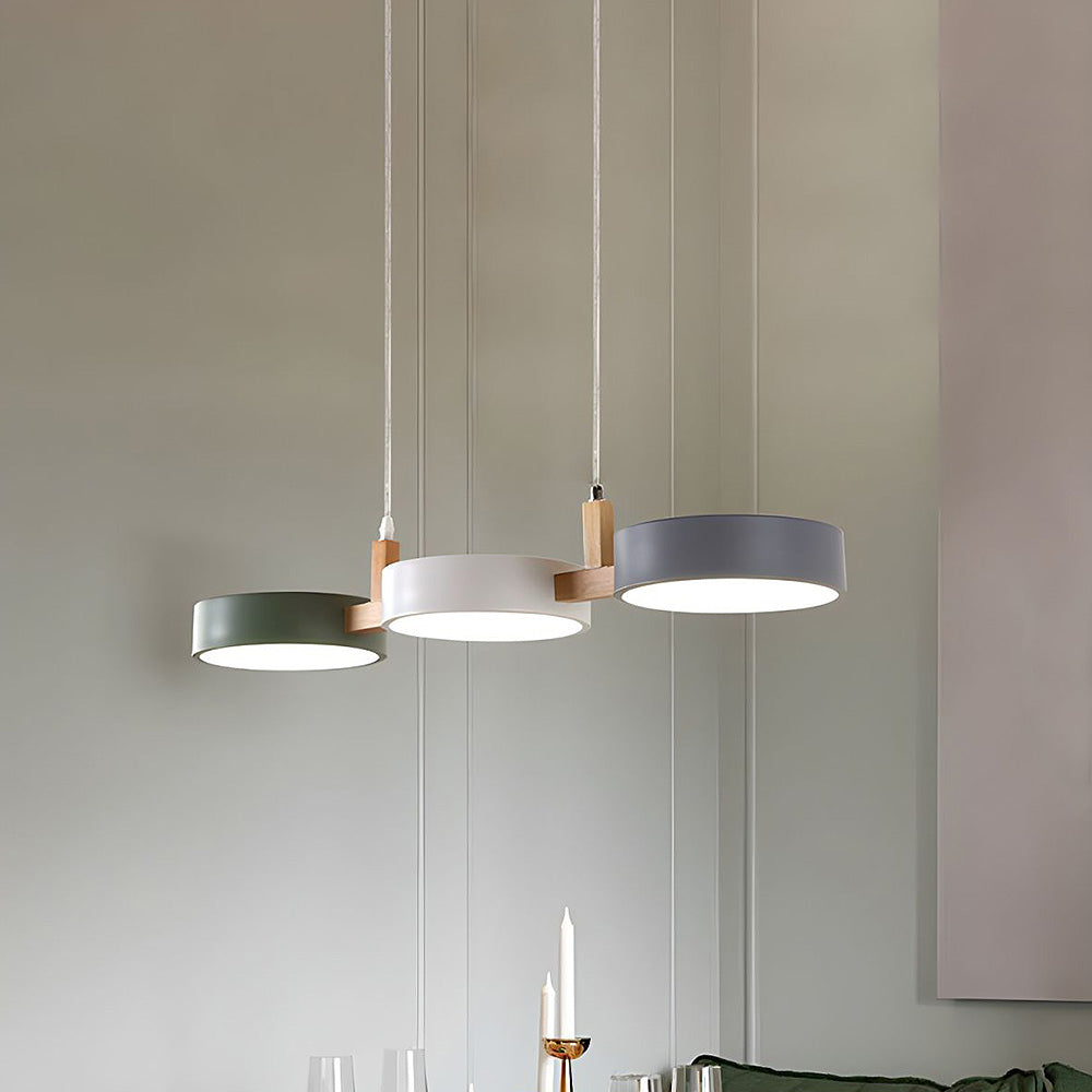 Noordse Flush Plafondlamp Met Meerdere Koppen Voor Keukens En Eetkamers