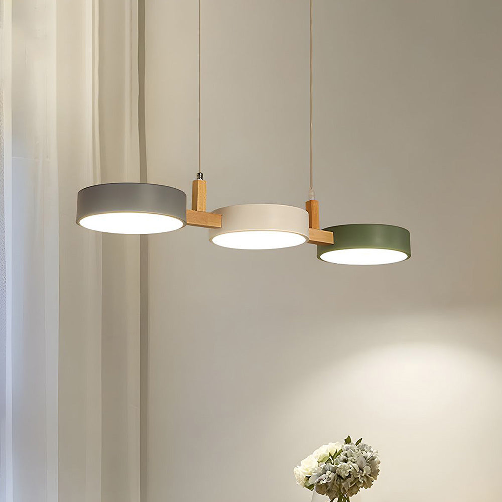 Noordse Flush Plafondlamp Met Meerdere Koppen Voor Keukens En Eetkamers
