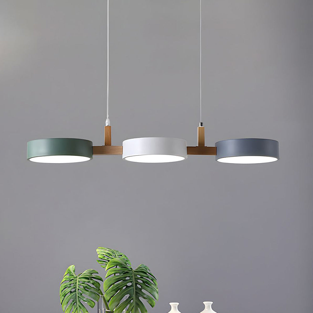 Noordse Flush Plafondlamp Met Meerdere Koppen Voor Keukens En Eetkamers