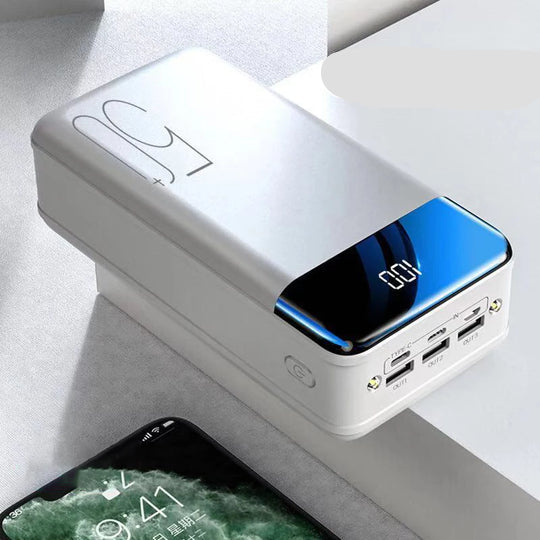Voltaro Powerbank 50.000 mAh | Ultra-Snel Opladen | Voor Laptop, Tablet & Smartphone | Compact & Extreem Krachtig
