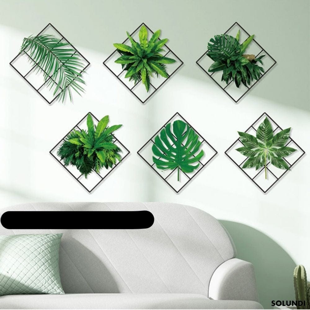 50% KORTING | 3D Groene Planten Muurstickers