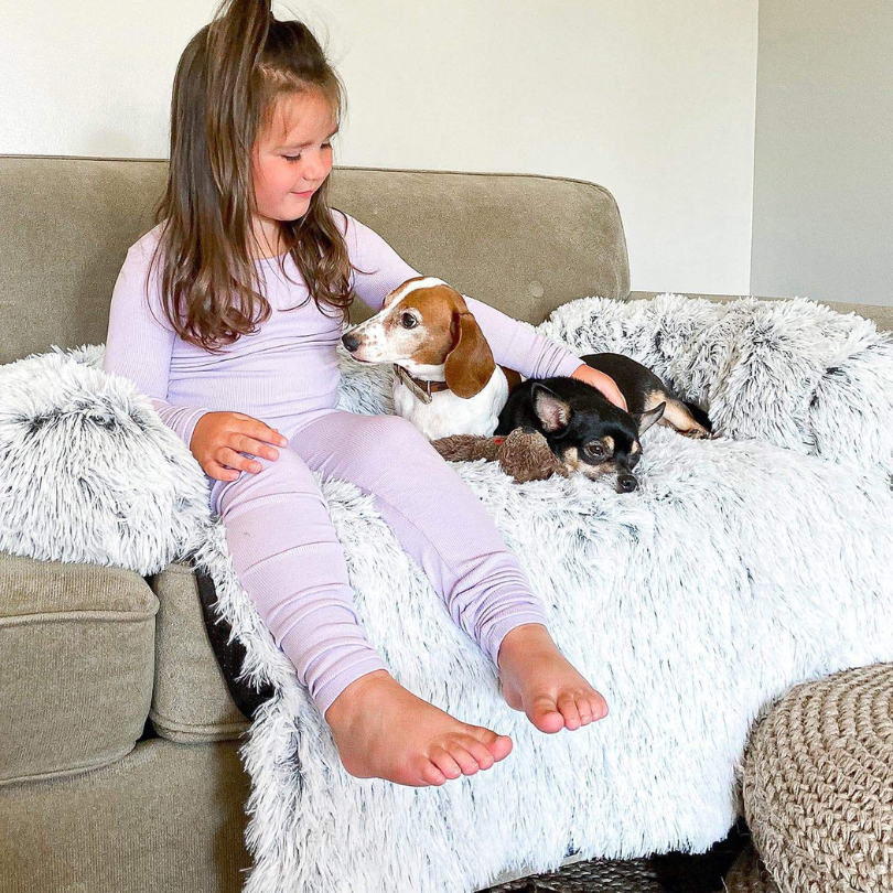 Waterafstotende Hondenbed Bescherming met Zachte Vegan Bont – Antislip, Comfortabel, Geschikt voor Alle Hondenformaten