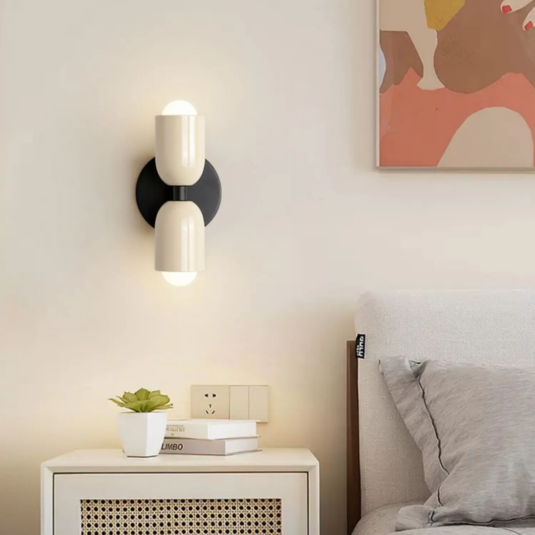Moderne Minimalistische Cilinder Wandlamp LED 2-Licht