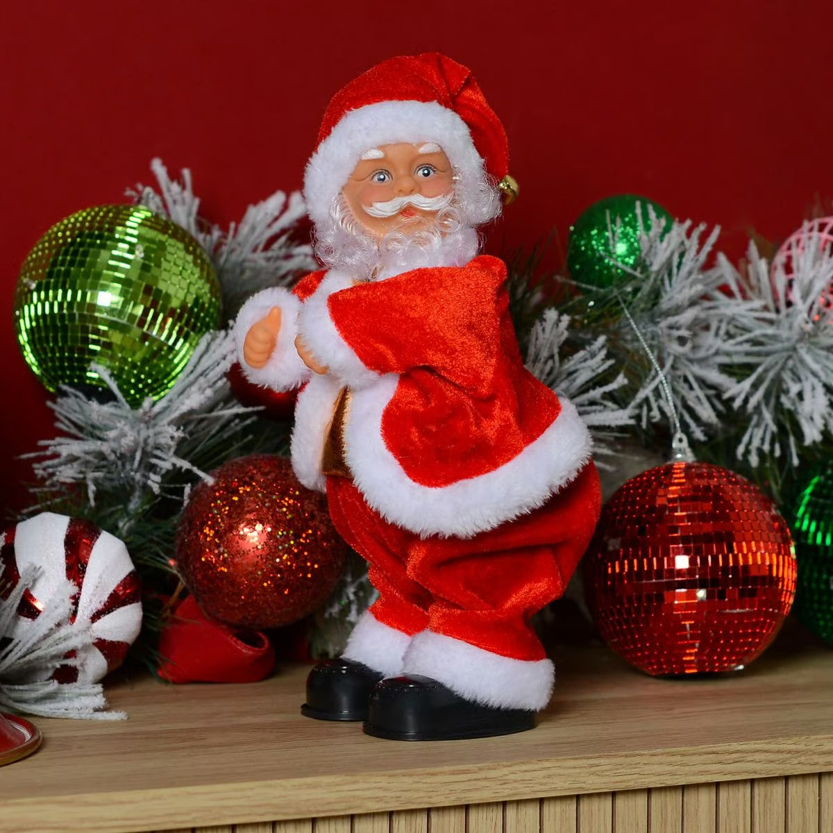 SantaDance | Dansende Kerstman Feestdecoratie Feestelijke Woondecoratie Gratis Verzending