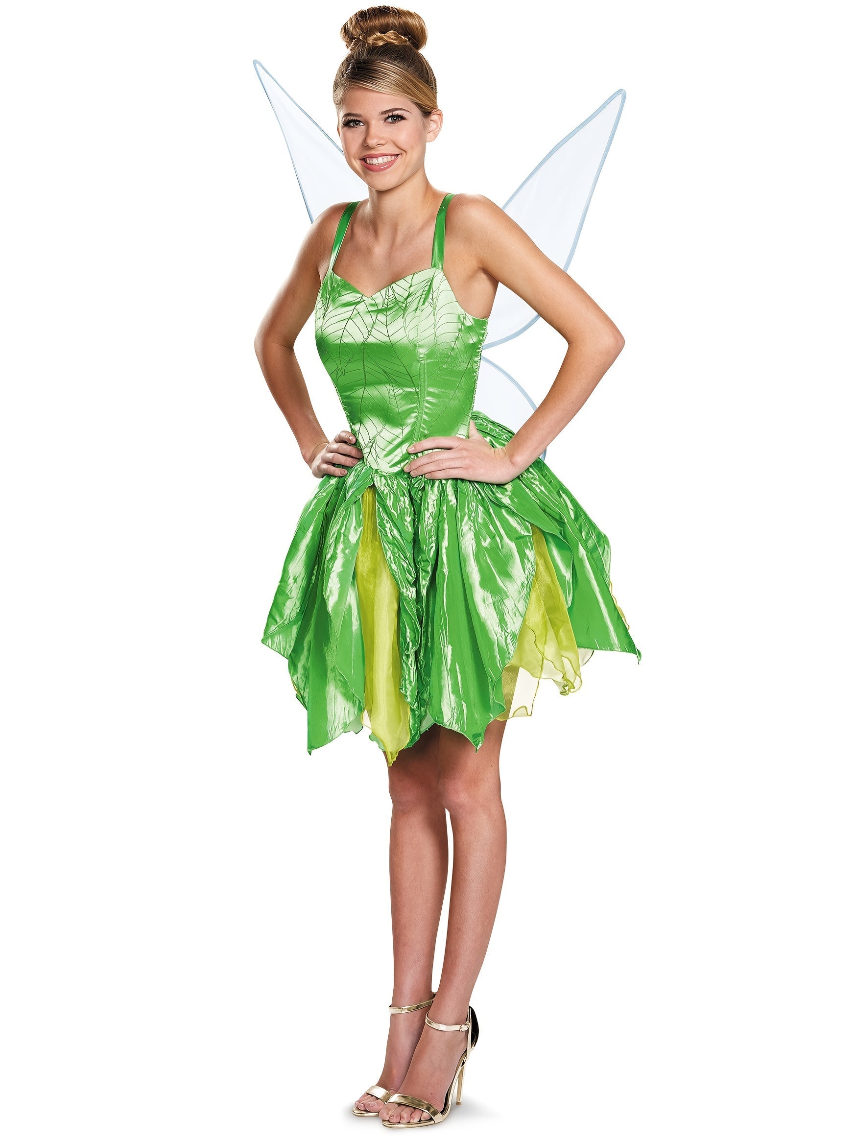 Vrouwen Feeënvleugel Halloween Kostuum Jurk | Mini Mouwloos