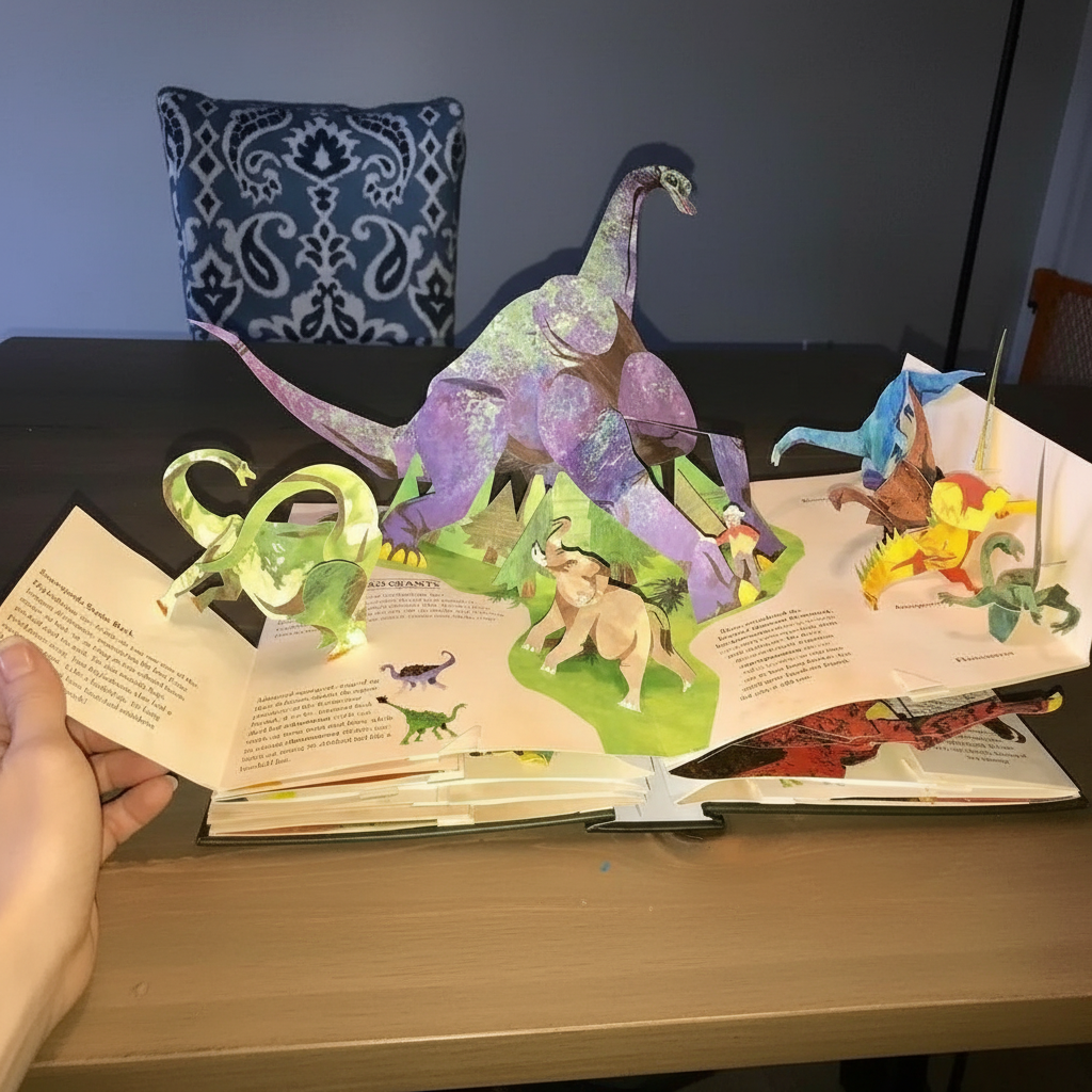BowLift | 3D Pop-up Boek Dinosaurussen