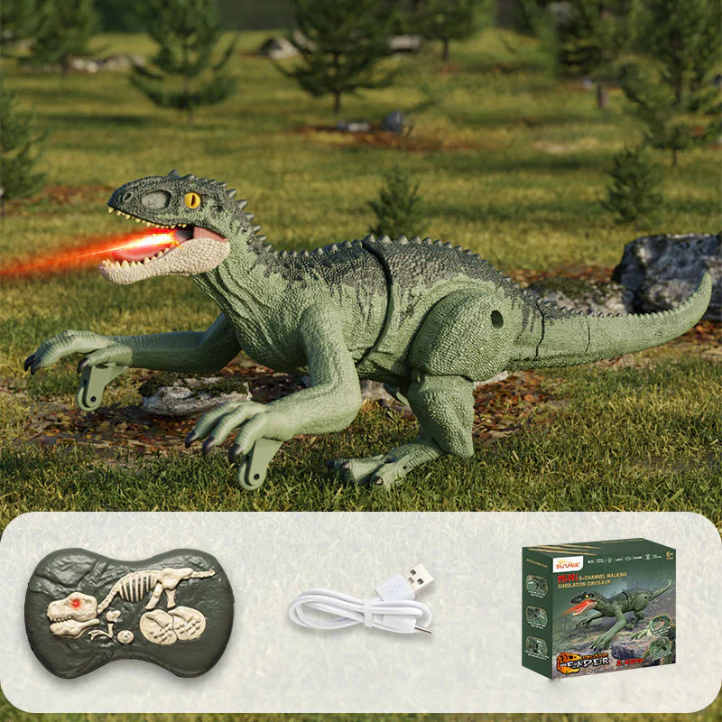 Afstandsbedienbare Dinosaurus met Mist Spray Functie