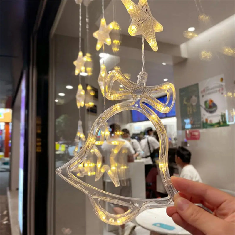 Kerstvensterverlichting met zuignap