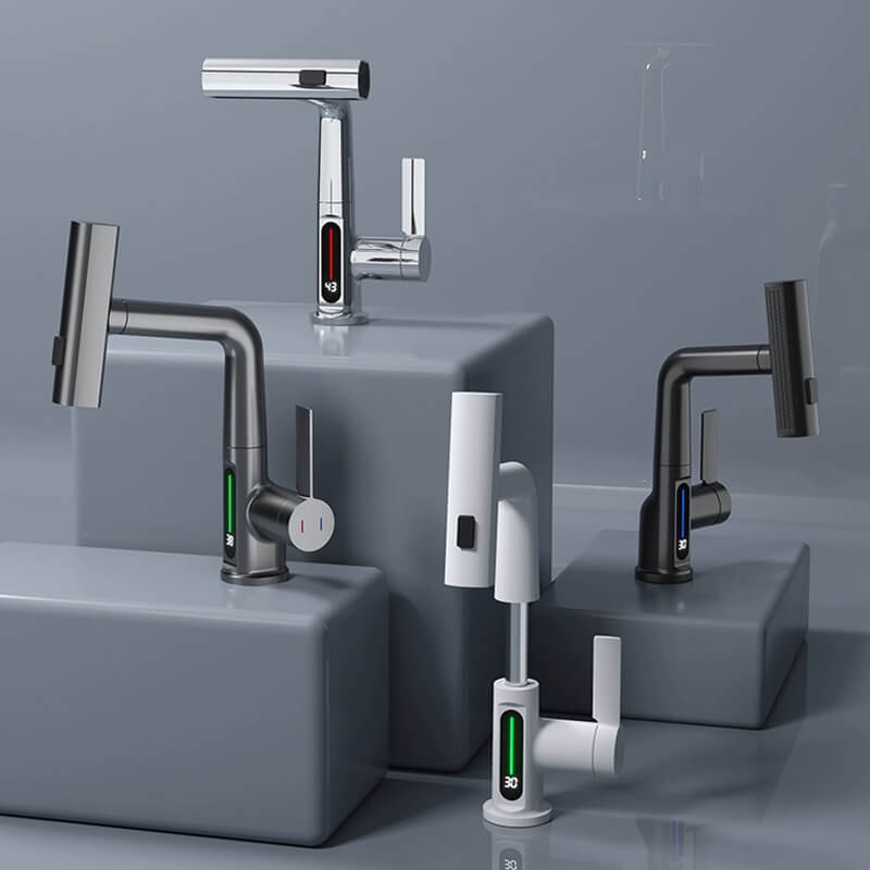 AquaElegance Digitale Kraanverhoging | Intelligente bediening met nauwkeurige digitale weergave voor modern wonen