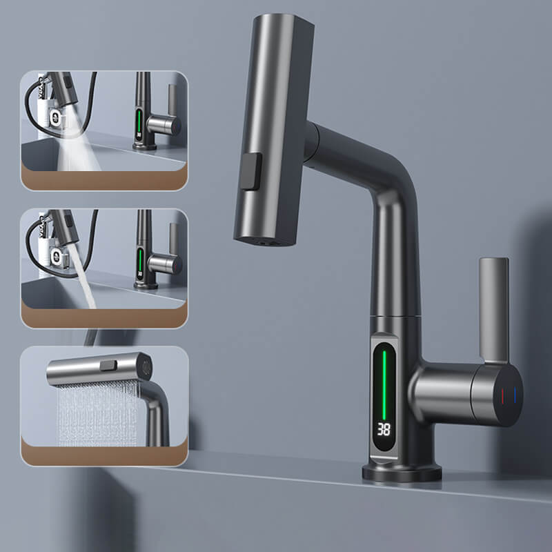 AquaElegance Digitale Kraanverhoging | Intelligente bediening met nauwkeurige digitale weergave voor modern wonen