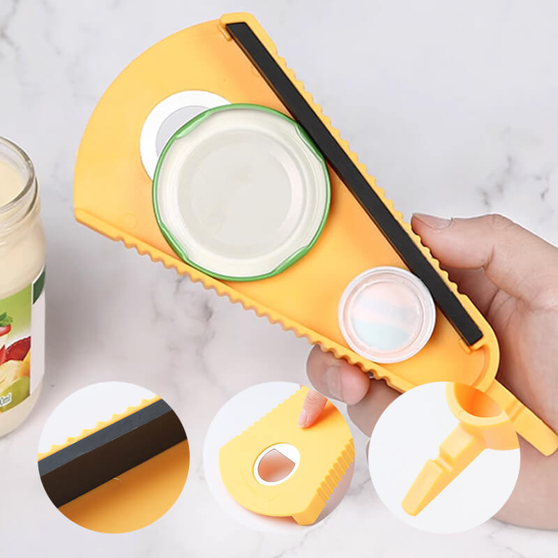 GourmetEase Potopener 5 in 1 | Multifunctioneel, gemakkelijk te gebruiken, ideaal voor elk huishouden