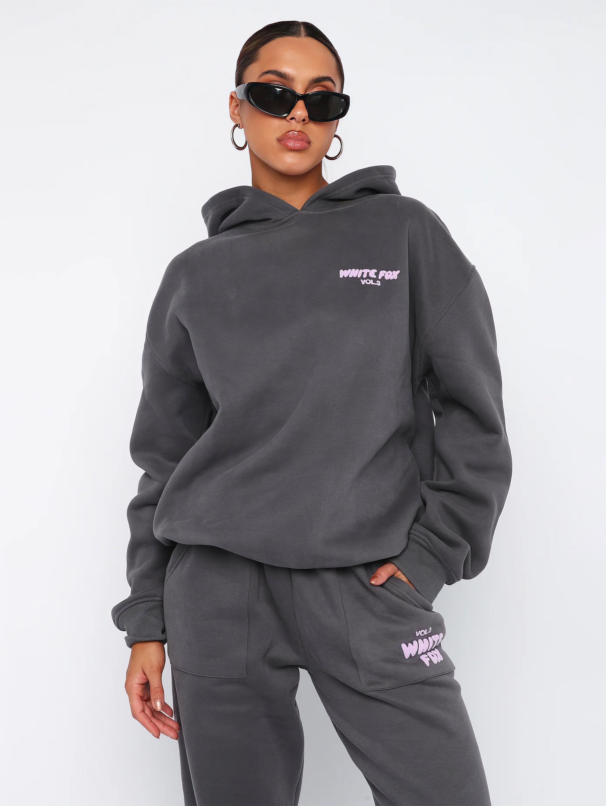 Vanio | Dames WhiteFox Trainingspak met Hoodie