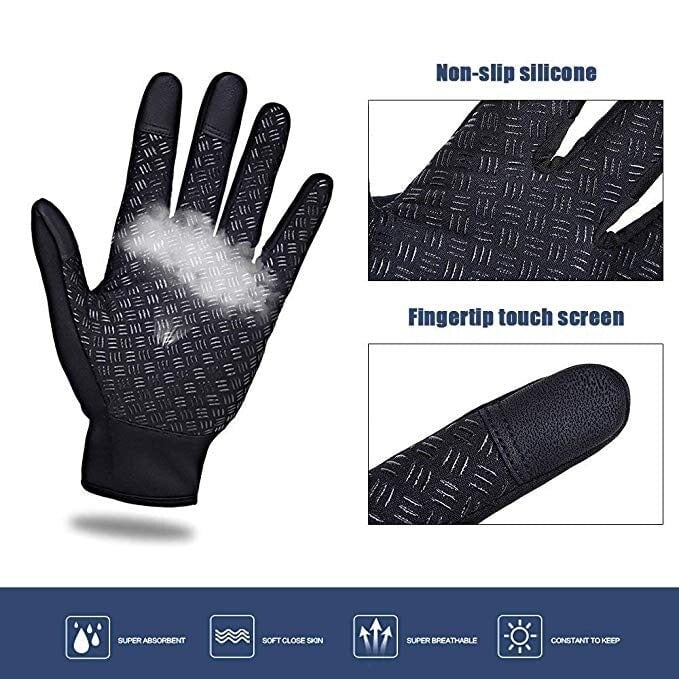 HeatGripX Winddichte Thermische Slip Koude Weer Handschoenen