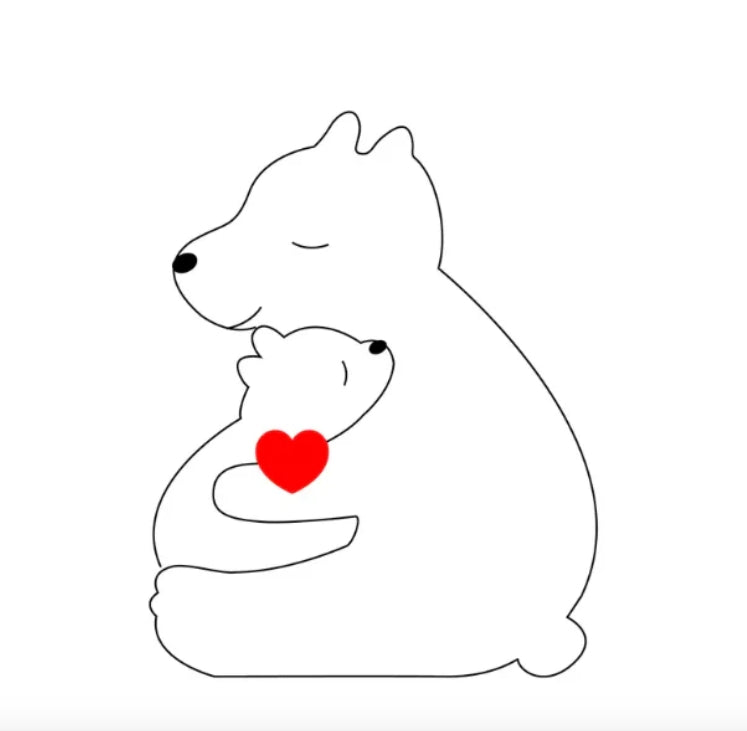 Persoonlijke Berenfamilie Decoratie