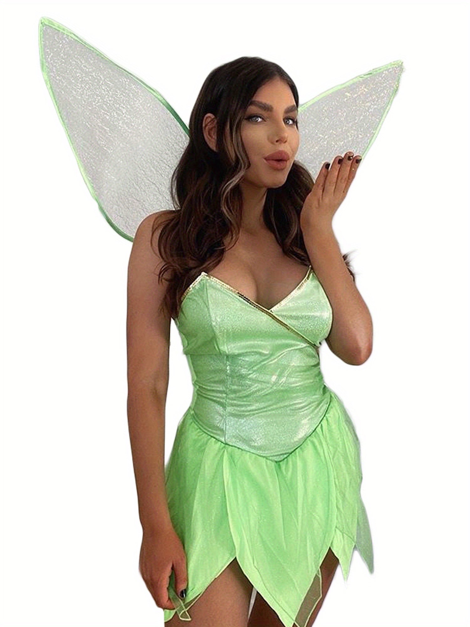 Vrouwen Halloween Kostuum Fee Jurk | Sequins Mouwloos Mini