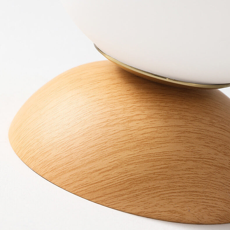 Frendorf | Glasbol Plafondlamp | Houtnerf Design
