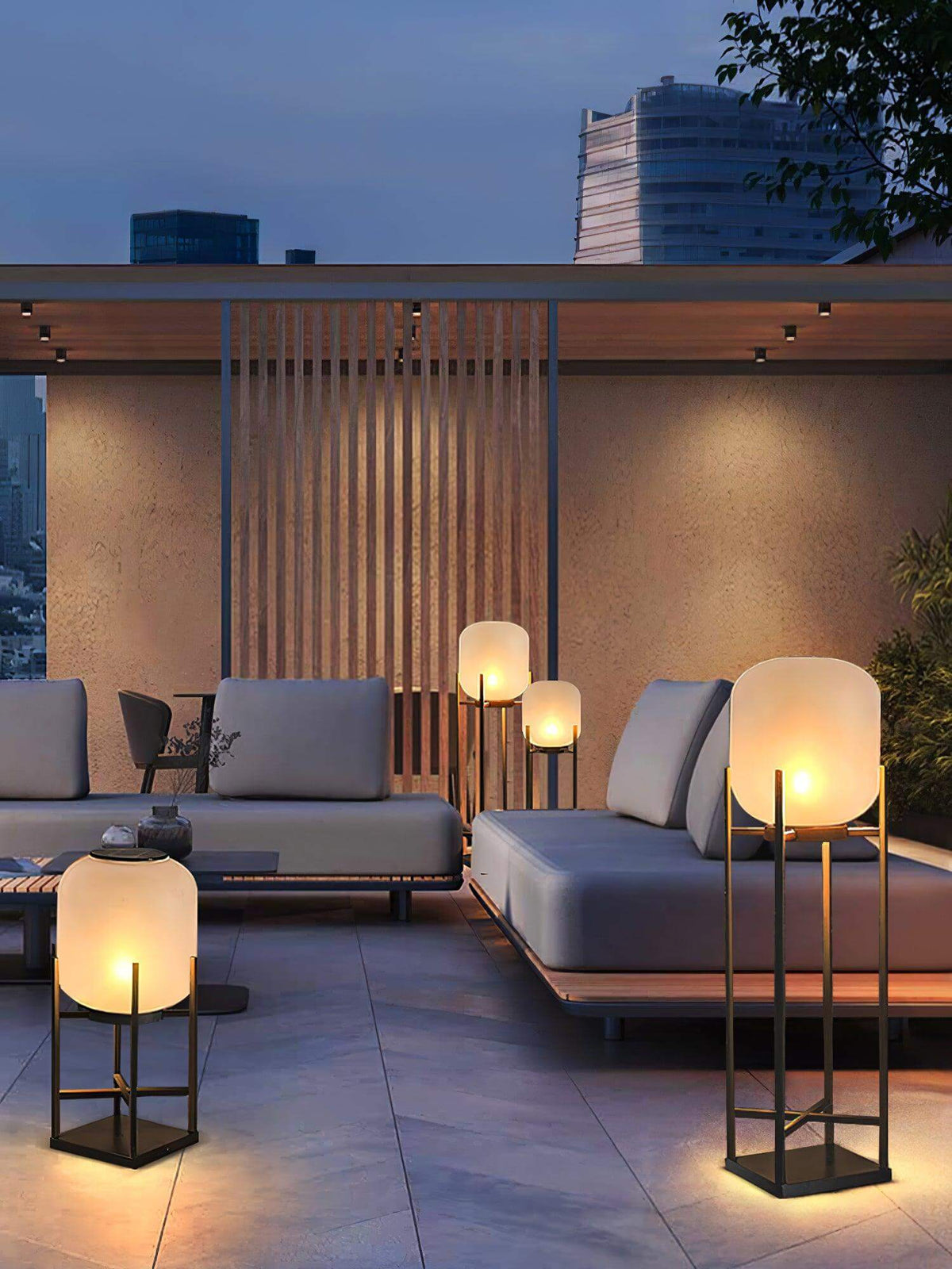 Solar Vloerlamp voor Buiten – Duurzame Sfeerverlichting voor Tuin en Terras