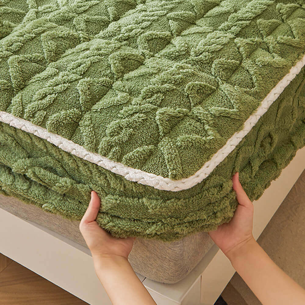 Wasbare Fluffy Fitted Sheet Matrascover
