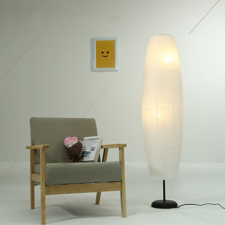 Noordse rijstpapier zuilen 2-licht vloerlamp