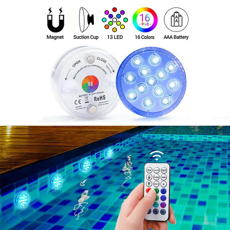 Afstandsbediening Waterdicht Magnet Zuignap LED Licht