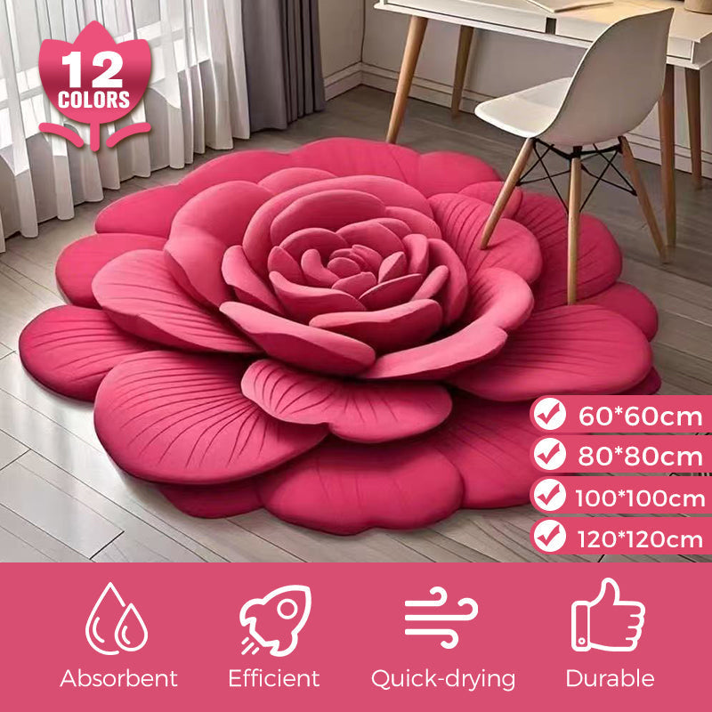 FloraLux Elegante Vloermat | Pluche comfort met diatomiet voor snel drogende elegantie