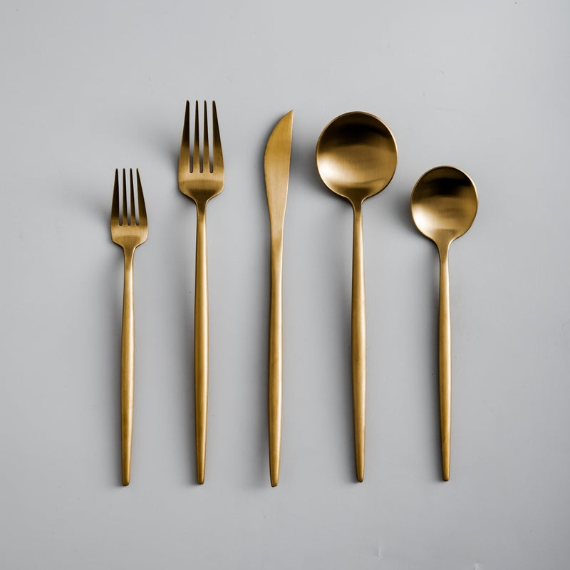 Minimalistisch Roestvrij Staal Bestek Elegante Eenvoud