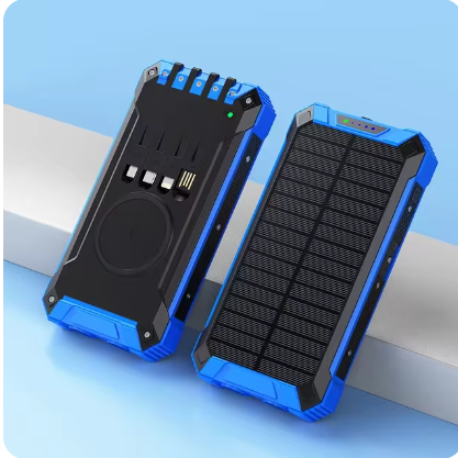 SolarPowered PowerBank | Draagbare Waterdichte Zonnelader