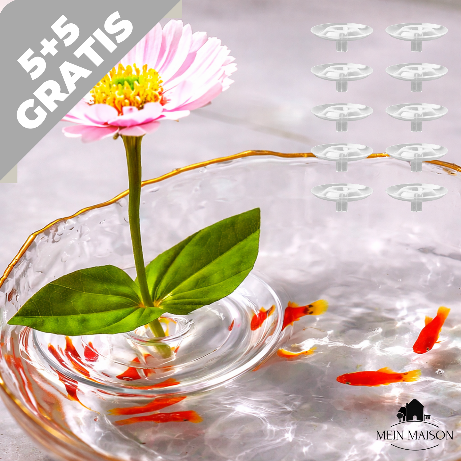 5+5 GRATIS | BloomRise – Houdt bloemen meteen perfect rechtop en indrukwekkend